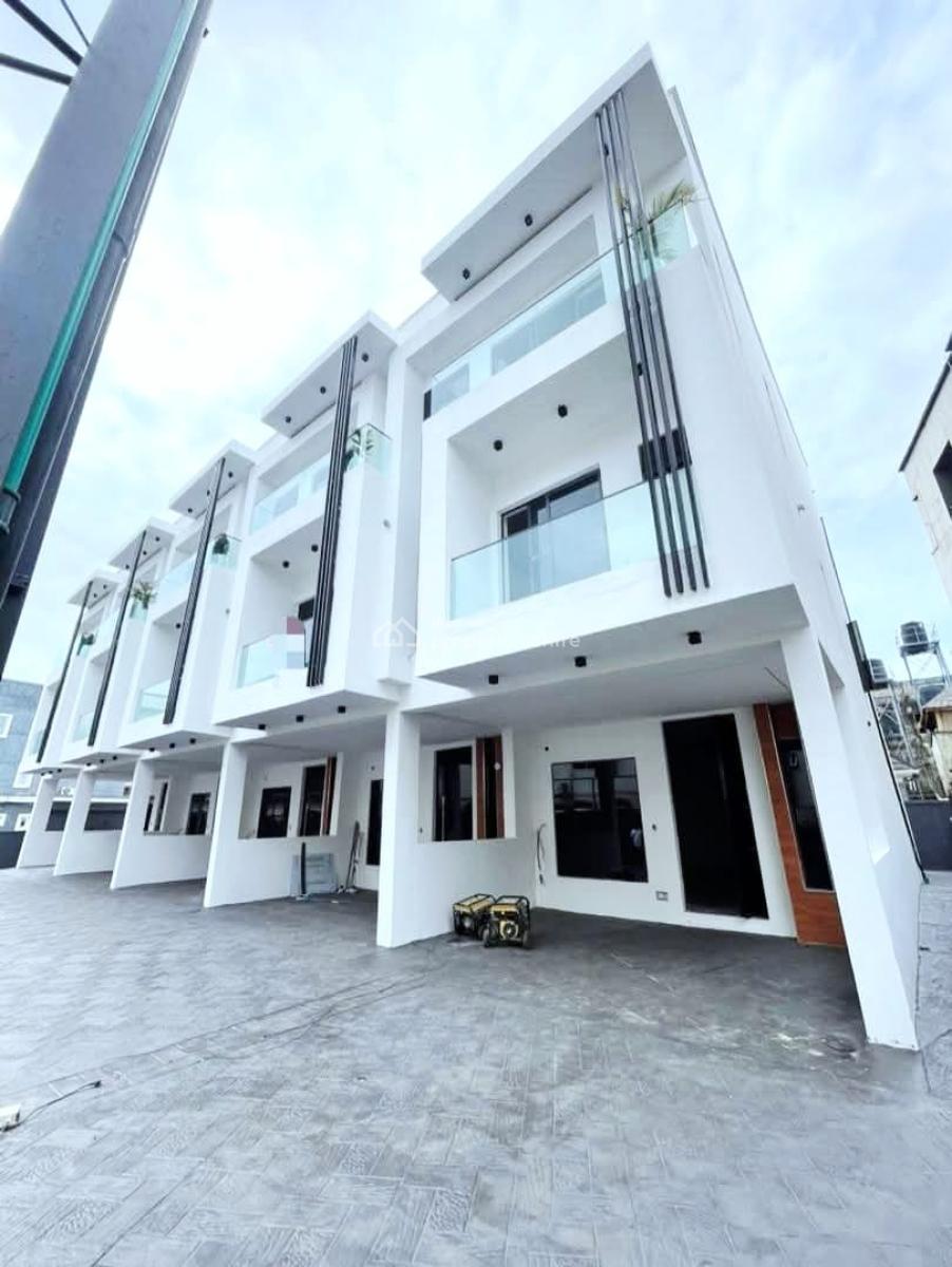 Brand New 4 Bedroom Terrace Duplex, Osapa, Lekki, Lagos, Terraced Duplex for Sale