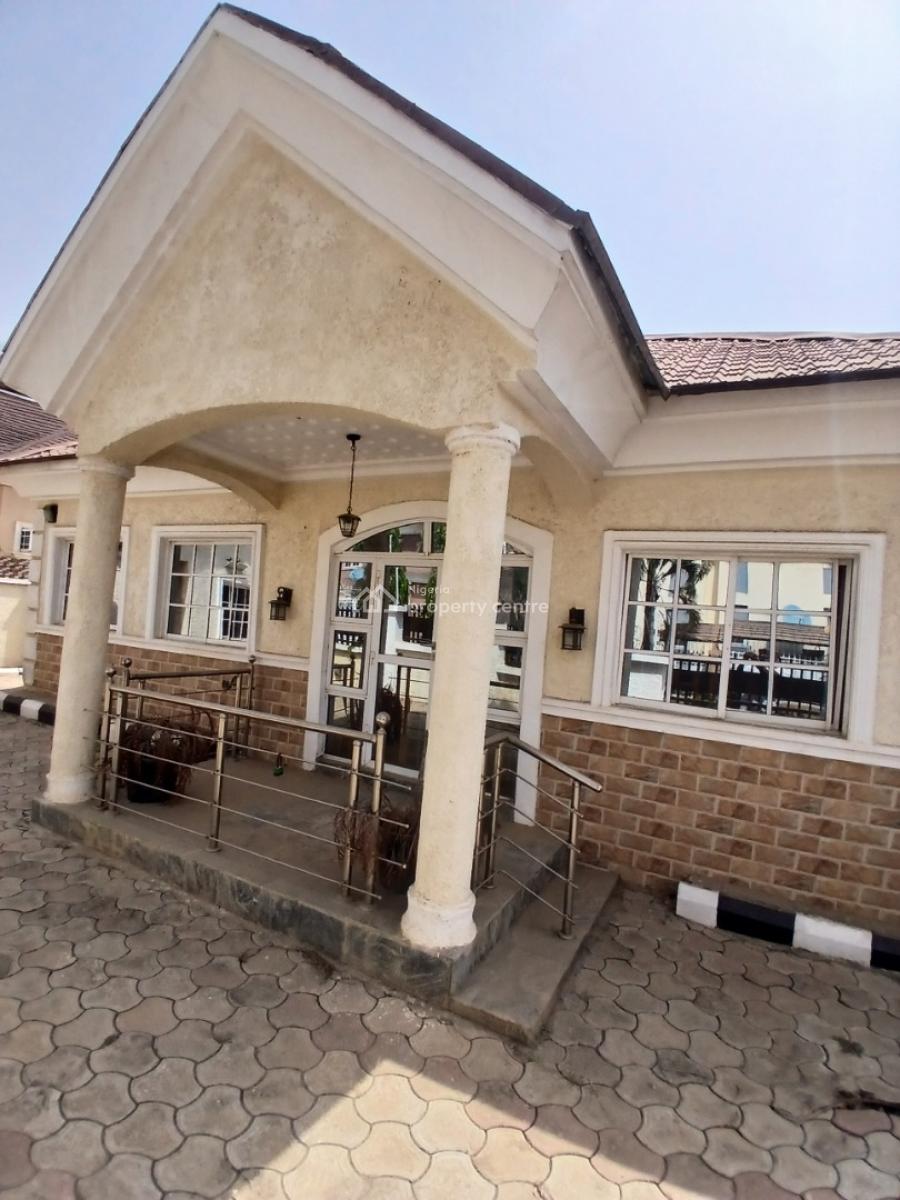 a Detached 3bedrooms Bungalow with 2bedroom Guest House, Nnpc - Hill View Estate Same Street with The Famous Godab Estate, Life Camp, Abuja, Detached Bungalow for Sale