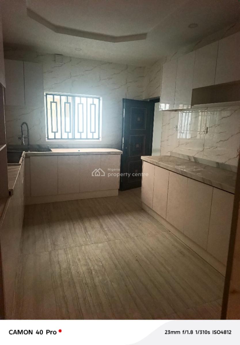 Three Bedroom Flat Upstairs, By Coastal Road, Okun-ajah, Ajah, Lagos, Flat / Apartment for Rent