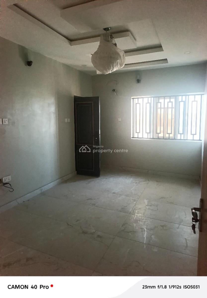 Three Bedroom Flat Upstairs, By Coastal Road, Okun-ajah, Ajah, Lagos, Flat / Apartment for Rent