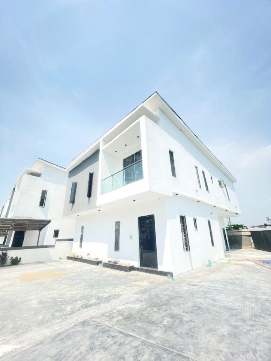 Luxury 5 Bedroom Detached Duplex with Bq, By Second Toll Gate, Lekki, Lagos, Detached Duplex for Sale