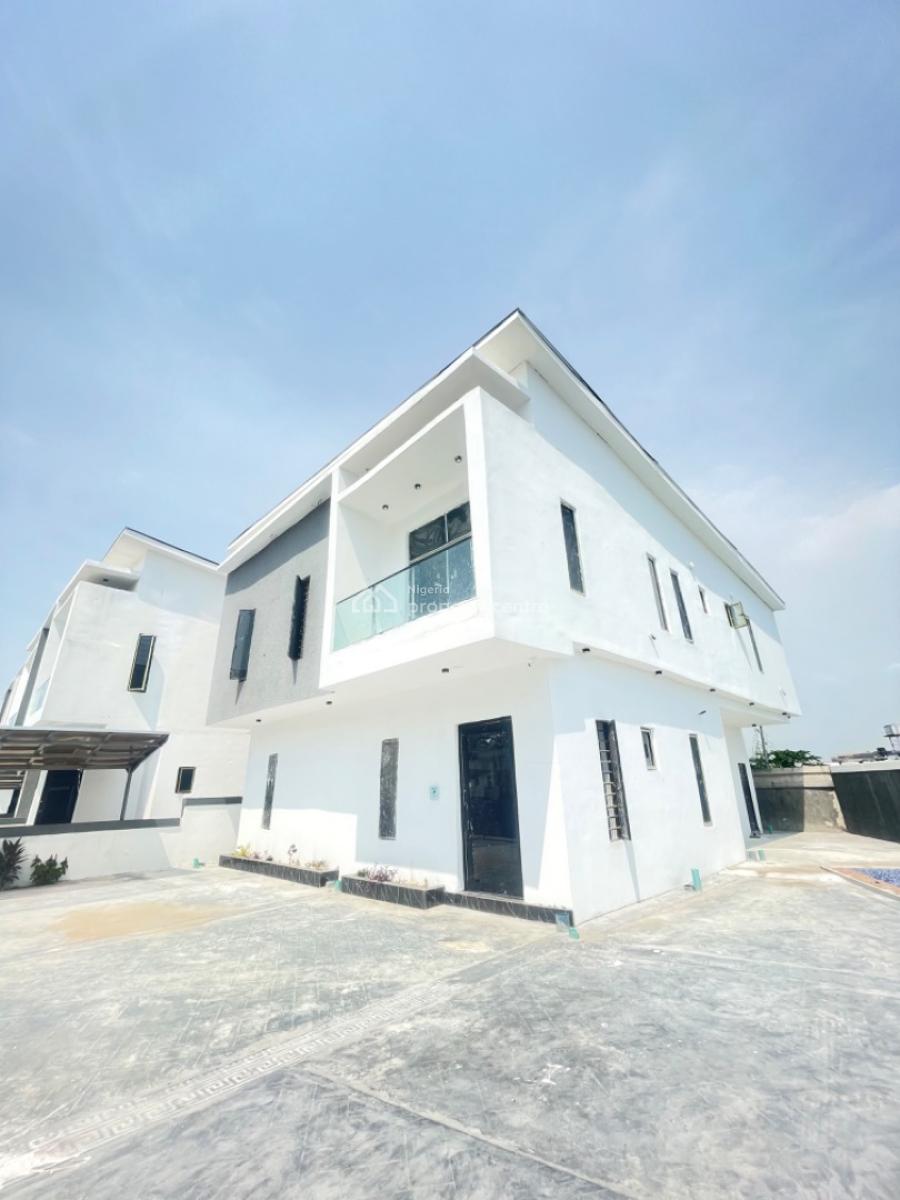 Luxury 5 Bedroom Detached Duplex with Bq, By Second Toll Gate, Lekki, Lagos, Detached Duplex for Sale