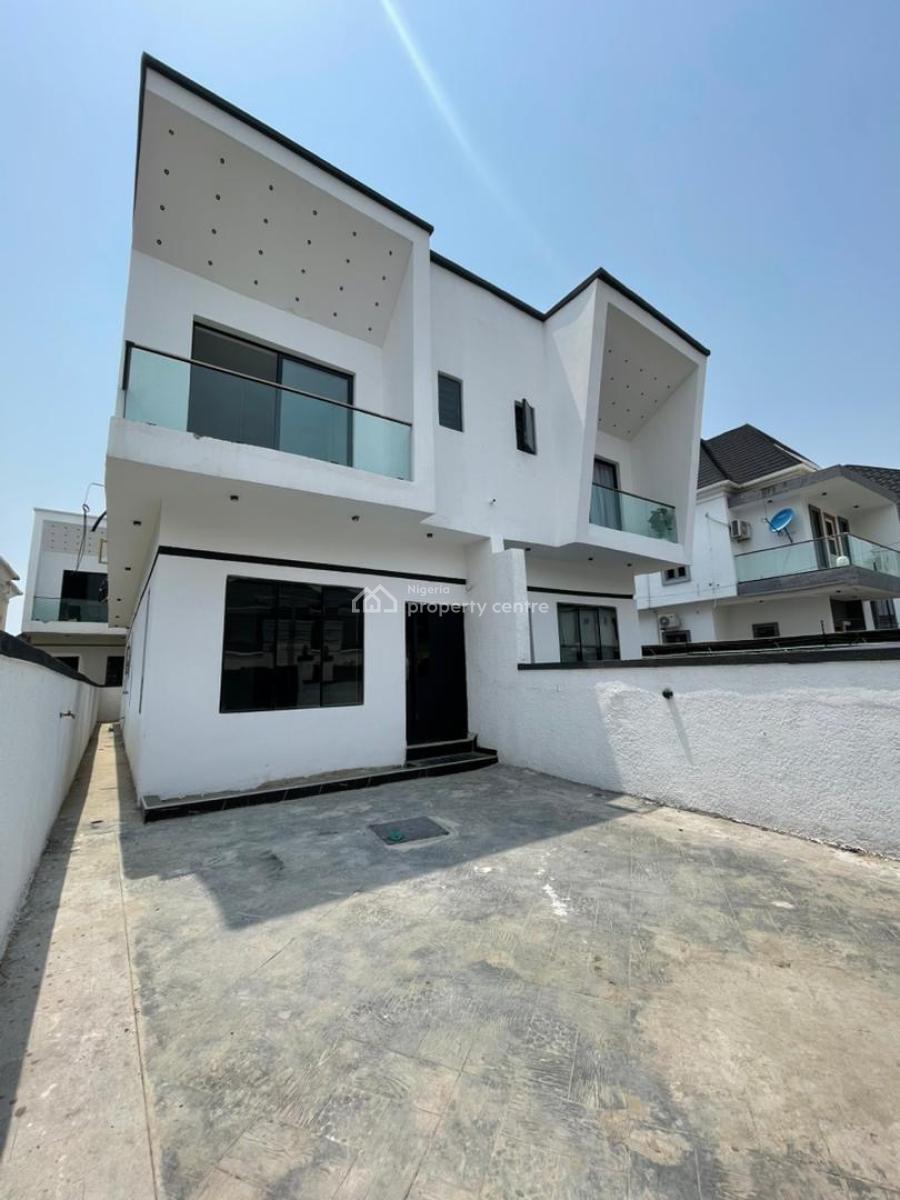 Unique Newly Built 4 Bedroom Semi  Detached Duplex in a Secure Estate., Chevron, Lekki, Lagos, Semi-detached Duplex for Sale
