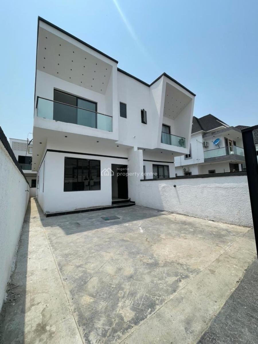 Unique Newly Built 4 Bedroom Semi  Detached Duplex in a Secure Estate., Chevron, Lekki, Lagos, Semi-detached Duplex for Sale