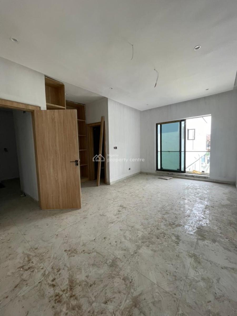 Elegant Built 4 Bedroom Semi  Detached Duplex + Bq in a Secure Estate, Chevron, Lekki, Lagos, Semi-detached Duplex for Sale