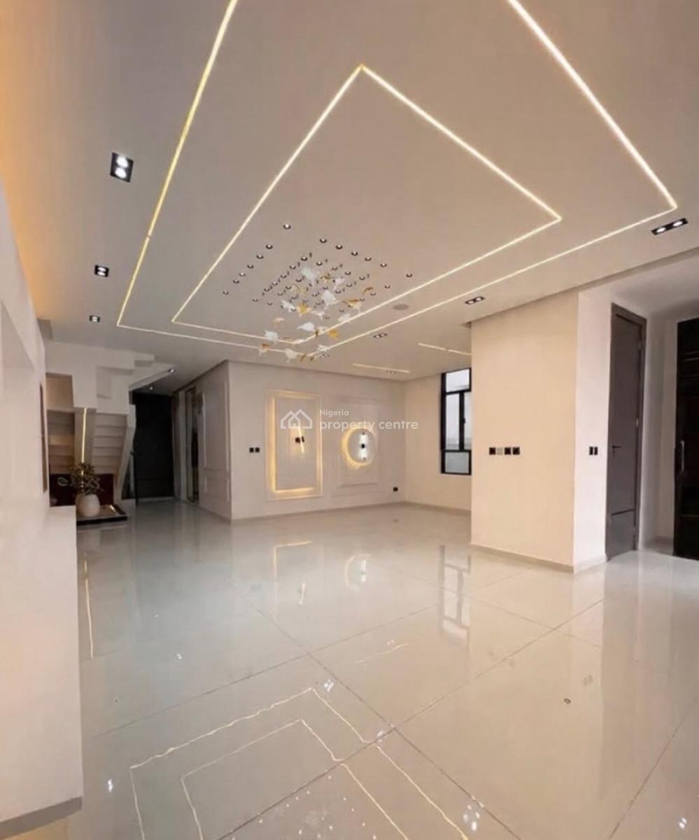 Contemporary 5 Bedroom Detached Duplex with Bq, Chevron, Lekki, Lagos, Detached Duplex for Sale