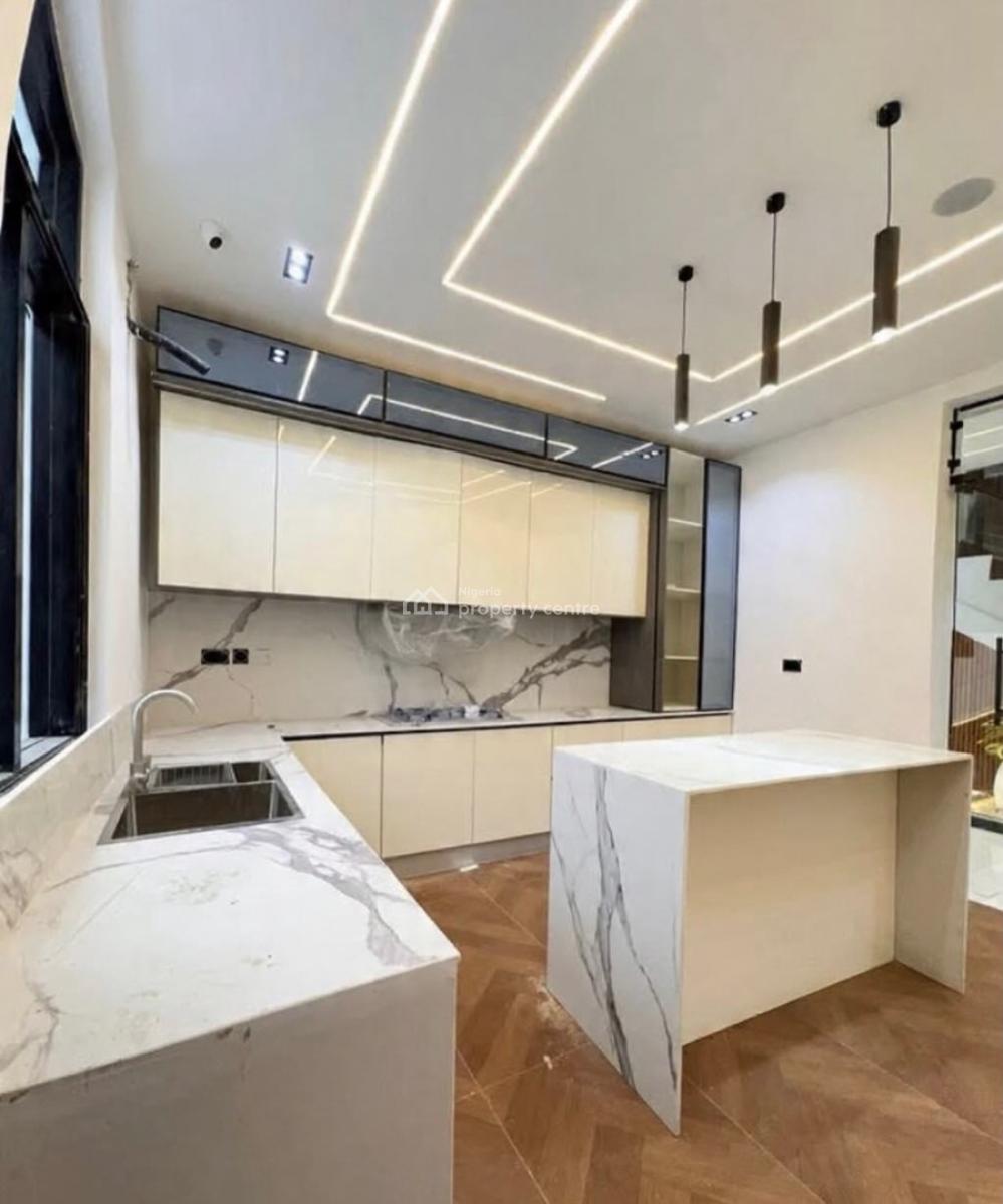 Contemporary 5 Bedroom Detached Duplex with Bq, Chevron, Lekki, Lagos, Detached Duplex for Sale
