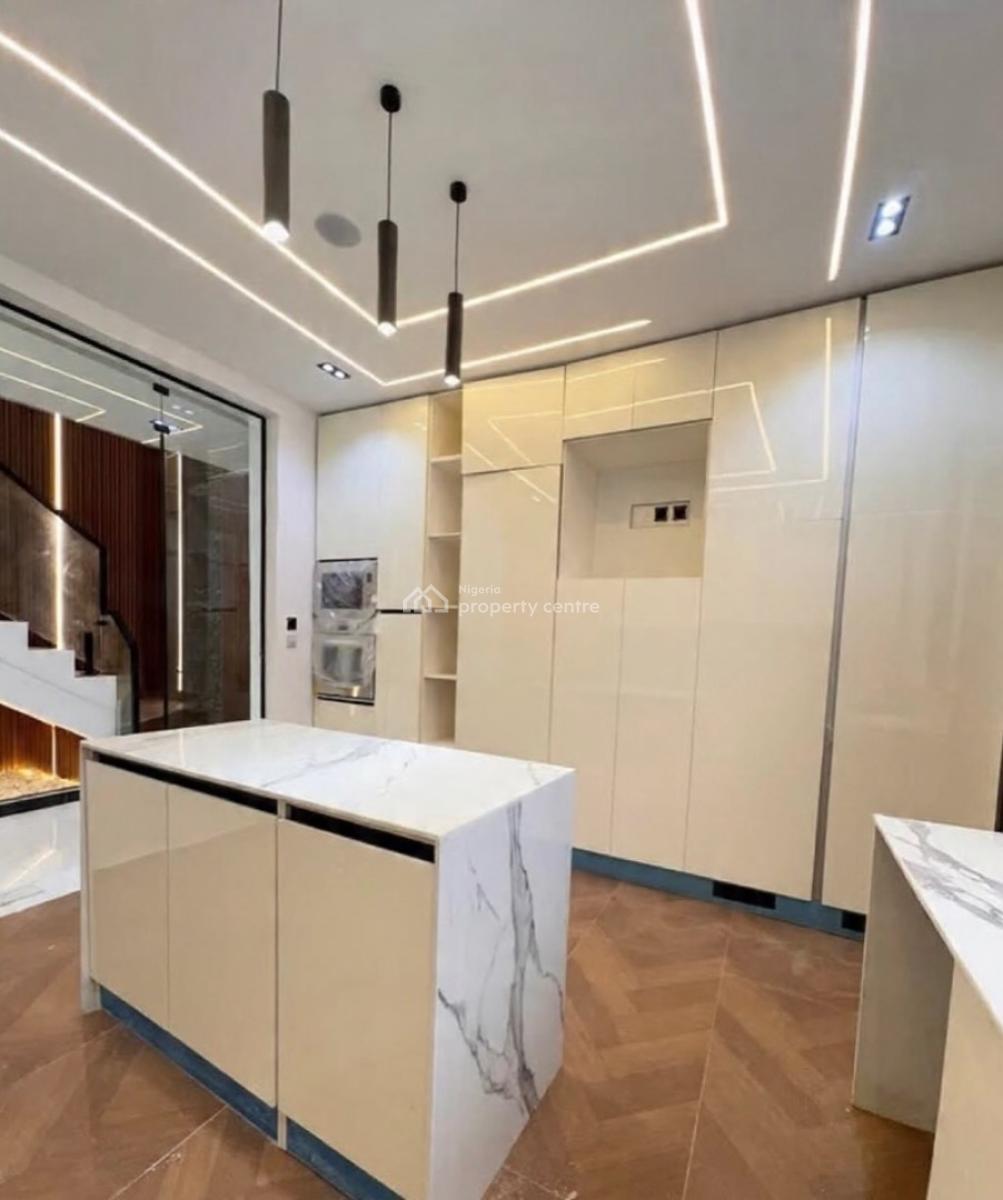 Contemporary 5 Bedroom Detached Duplex with Bq, Chevron, Lekki, Lagos, Detached Duplex for Sale