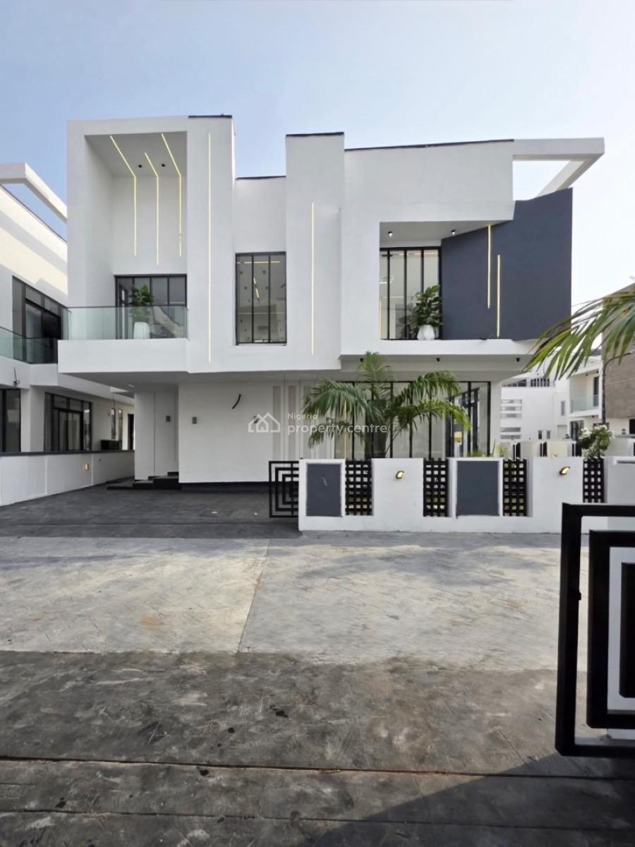 Exotic 5 Bedroom Fully Detached Duplex with Pool & Bq, Chevron, Lekki, Lagos, Detached Duplex for Sale