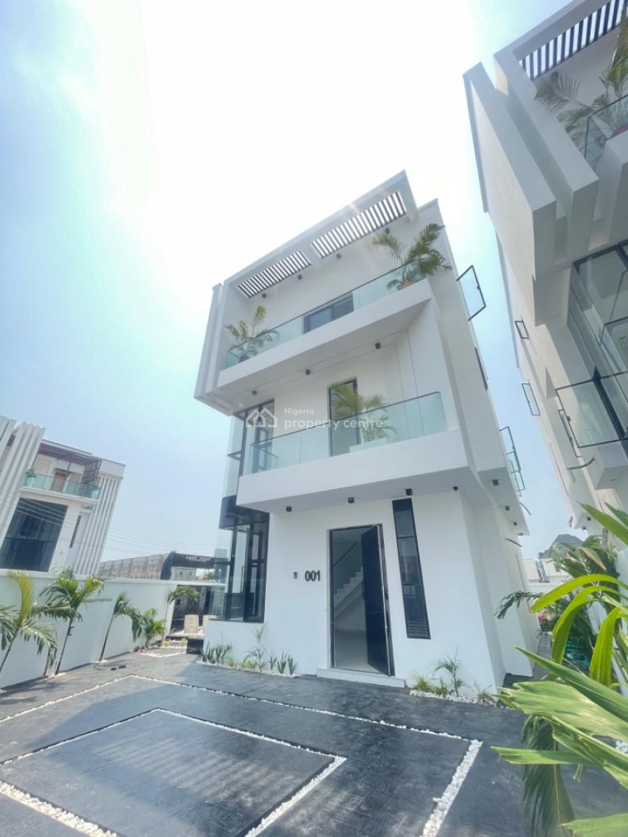 Luxury 5 Bedroom Semi Detached Duplex and 1 Bq, By Second Toll Gate, Lekki, Lagos, Detached Duplex for Sale