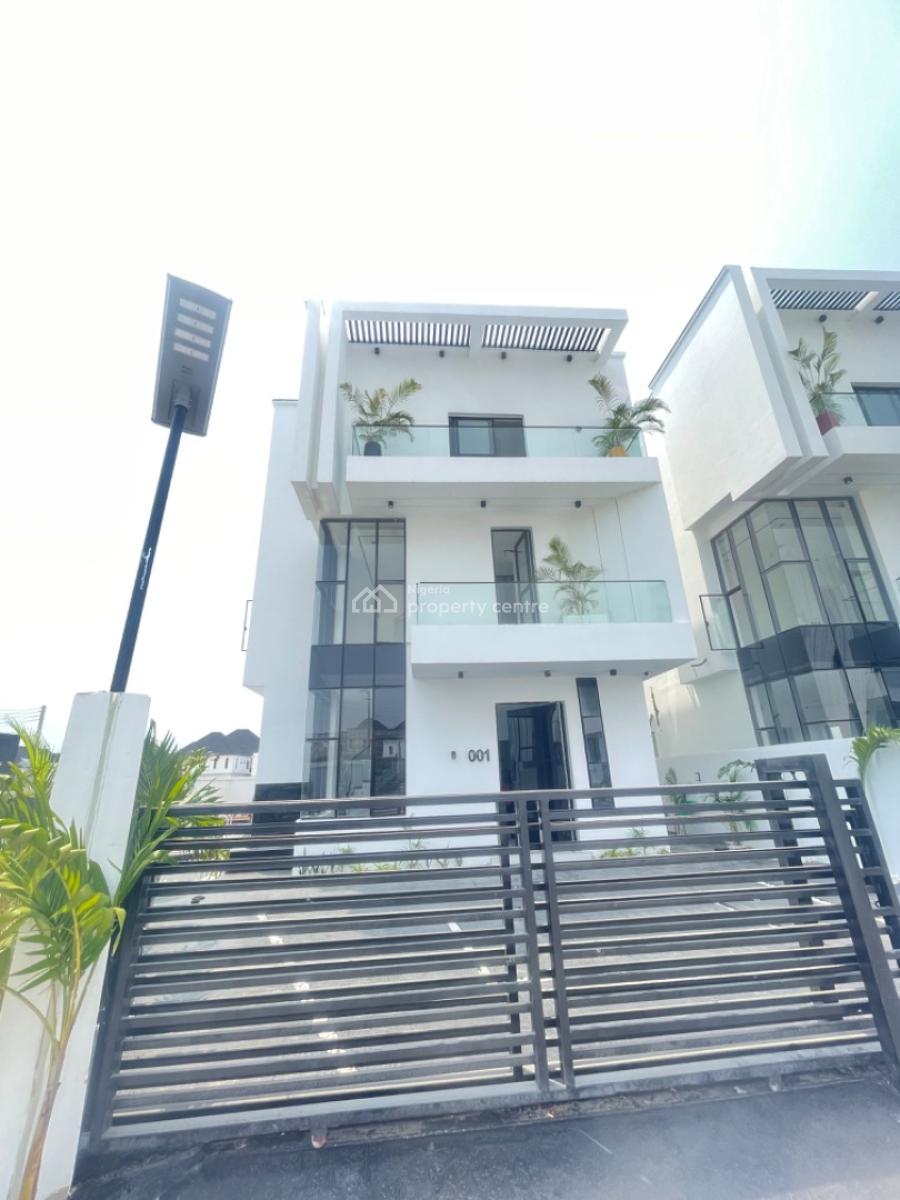 Luxury 5 Bedroom Semi Detached Duplex and 1 Bq, By Second Toll Gate, Lekki, Lagos, Detached Duplex for Sale