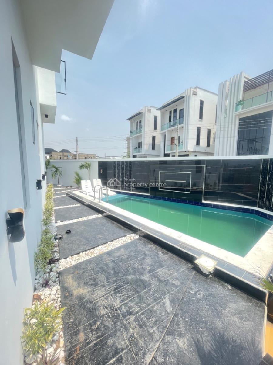 Luxury 5 Bedroom Semi Detached Duplex and 1 Bq, By Second Toll Gate, Lekki, Lagos, Detached Duplex for Sale