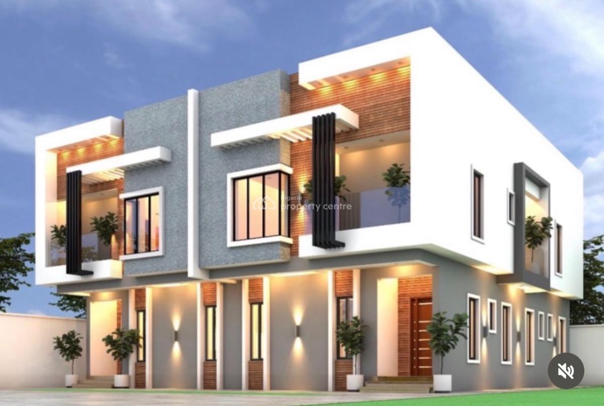 Nicely Built 4 Bedroom Fully & Semi Detached Duplex with Bq, Ogba, Ikeja, Lagos, Detached Duplex for Sale