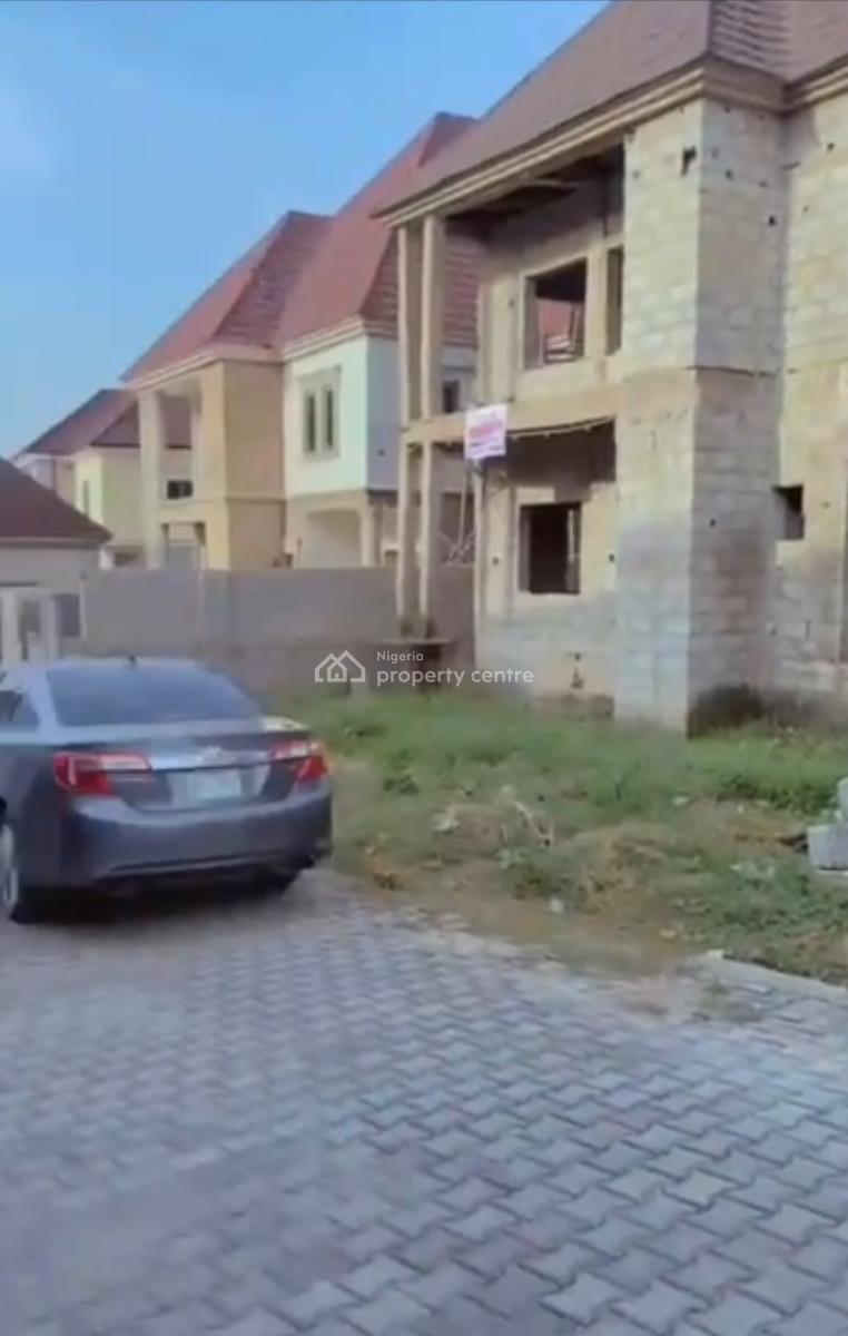 Spacious 4bedroom En-suite Fully Detached Duplex Carcass, Lugbe District, Abuja, Detached Duplex for Sale