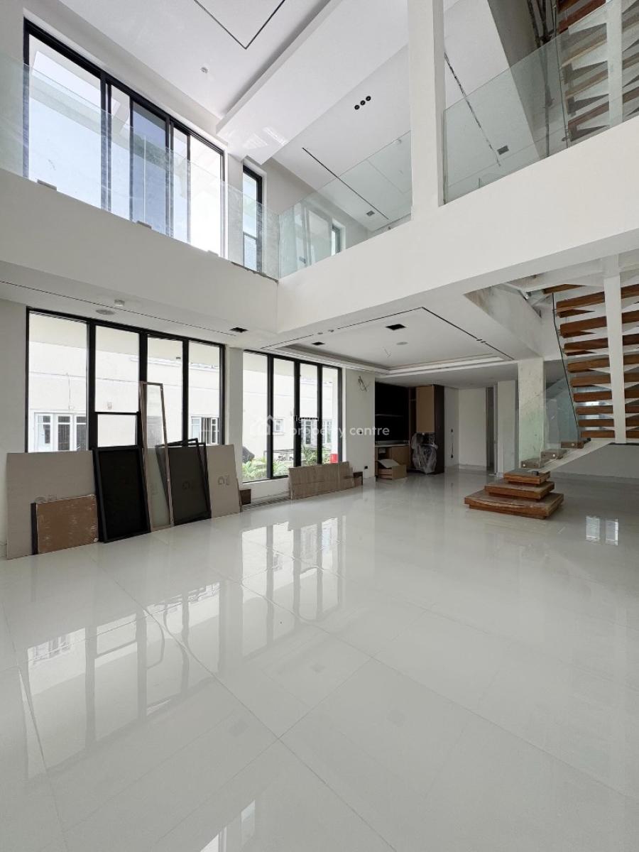 Contemporary 5 Bedroom Semi Detached Duplex with Bq, Pool & Rooftop, 5 Bedroom Duplex Located in a Well Secured Estate, Ikate, Lekki, Lagos, Semi-detached Duplex for Sale