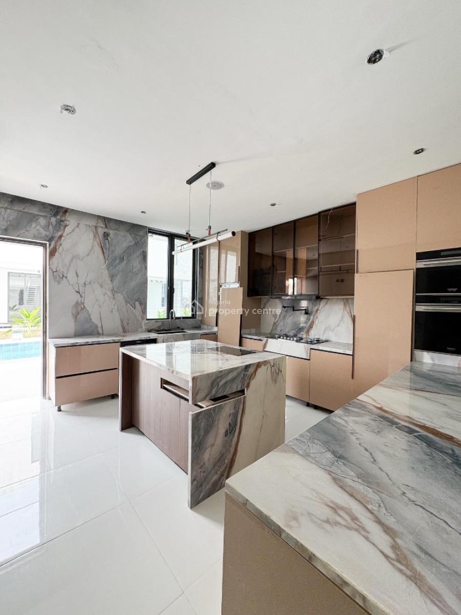 Contemporary 5 Bedroom Semi Detached Duplex with Bq, Pool & Rooftop, 5 Bedroom Duplex Located in a Well Secured Estate, Ikate, Lekki, Lagos, Semi-detached Duplex for Sale