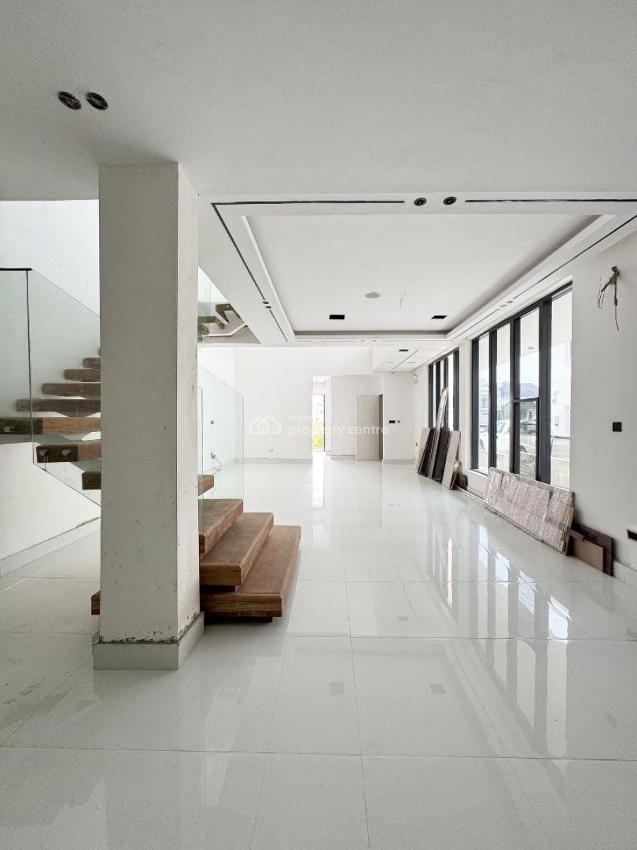 Contemporary 5 Bedroom Semi Detached Duplex with Bq, Pool & Rooftop, 5 Bedroom Duplex Located in a Well Secured Estate, Ikate, Lekki, Lagos, Semi-detached Duplex for Sale