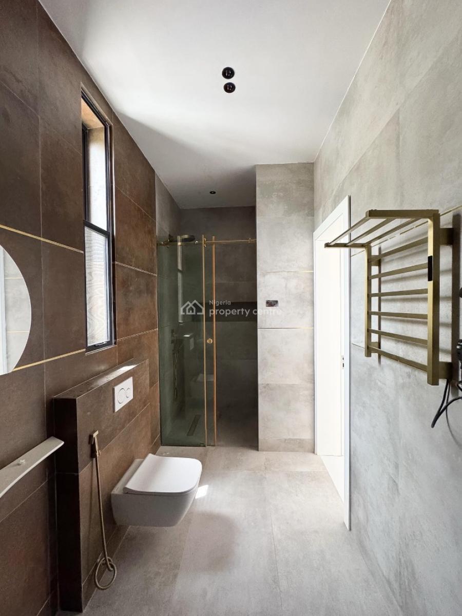 Contemporary 5 Bedroom Semi Detached Duplex with Bq, Pool & Rooftop, 5 Bedroom Duplex Located in a Well Secured Estate, Ikate, Lekki, Lagos, Semi-detached Duplex for Sale