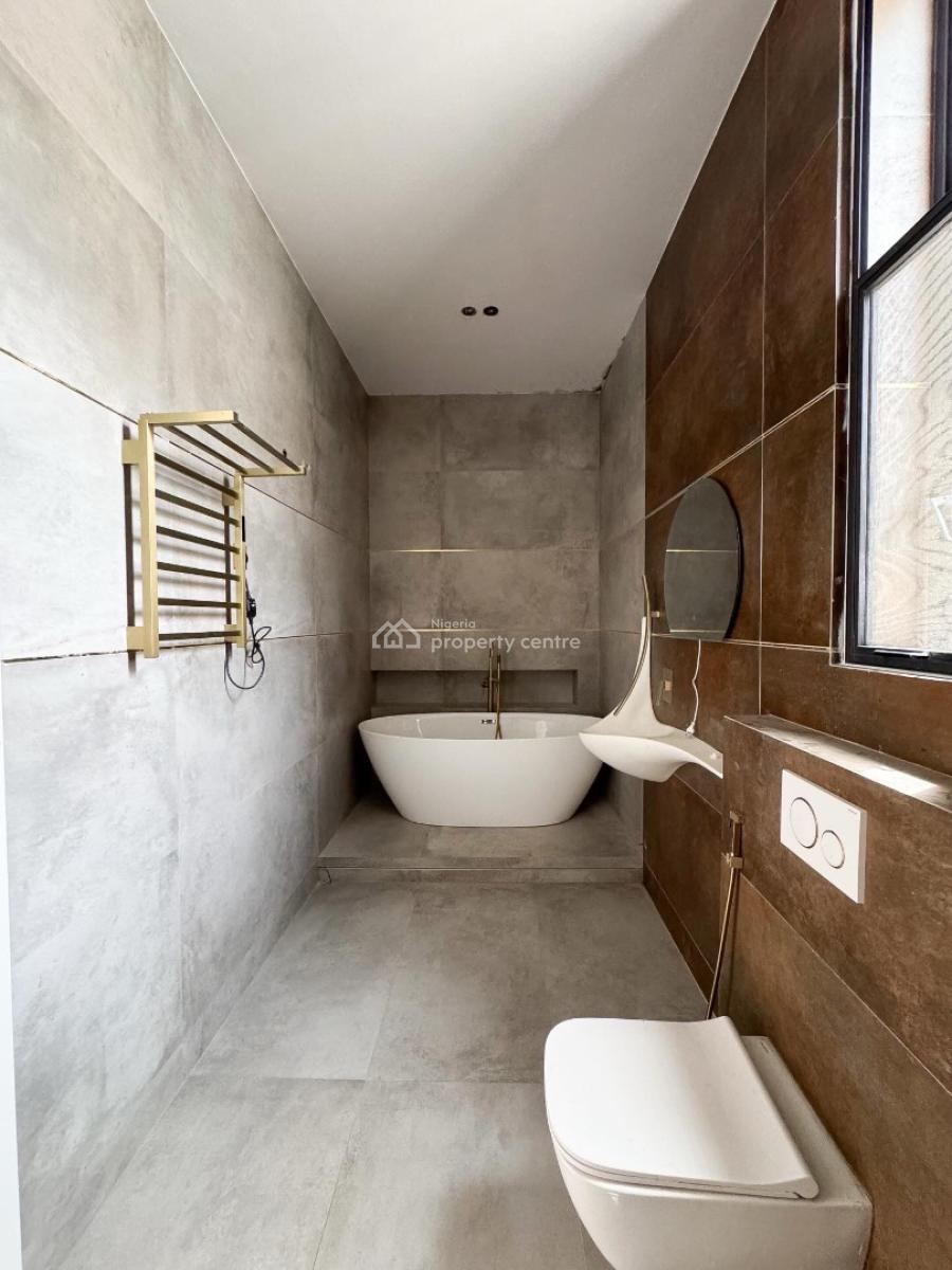 Contemporary 5 Bedroom Semi Detached Duplex with Bq, Pool & Rooftop, 5 Bedroom Duplex Located in a Well Secured Estate, Ikate, Lekki, Lagos, Semi-detached Duplex for Sale