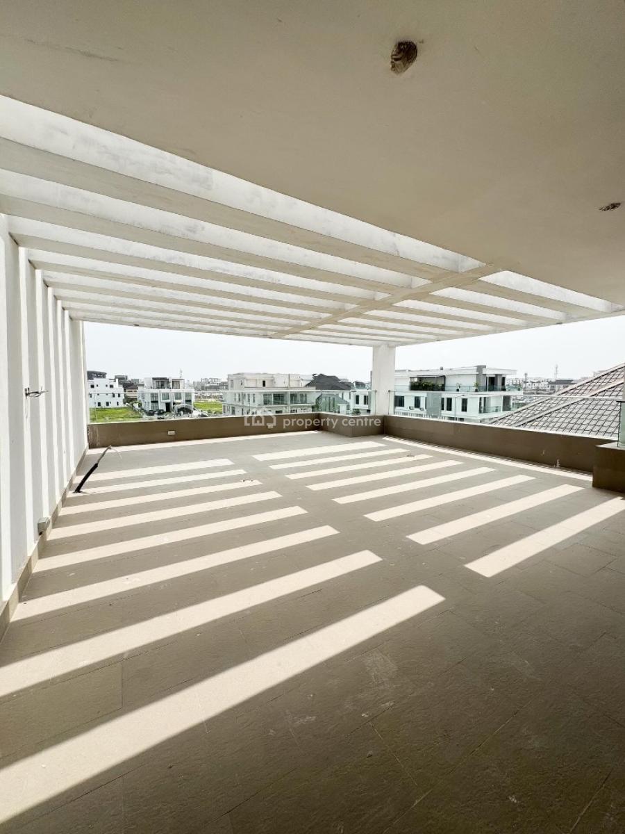 Contemporary 5 Bedroom Semi Detached Duplex with Bq, Pool & Rooftop, 5 Bedroom Duplex Located in a Well Secured Estate, Ikate, Lekki, Lagos, Semi-detached Duplex for Sale