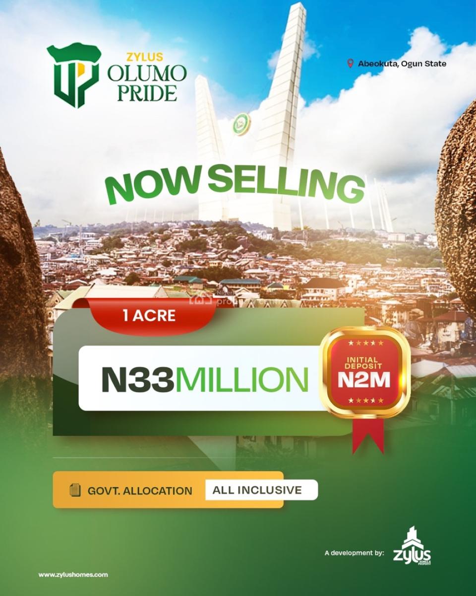 Dry Land Selling Now, Zylus Olumo Pride,, Abeokuta North, Ogun, Residential Land for Sale