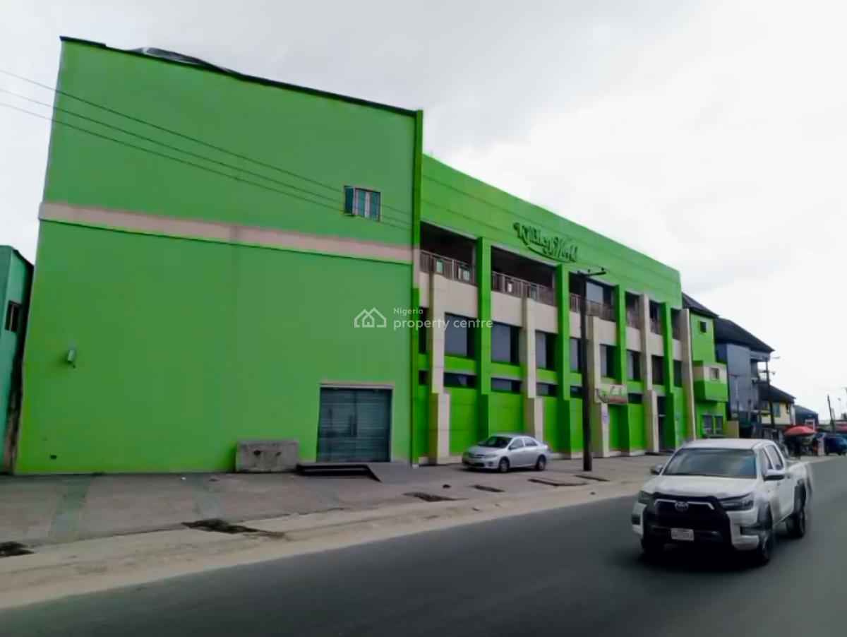 Beautiful Plaza on 2 Plots of Land on a Busy Major Road, Woji, Port Harcourt, Rivers, Plaza / Complex / Mall for Sale