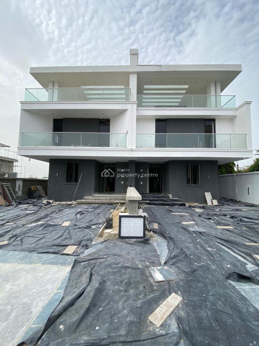 Ultra-luxury 5 Bedroom Semi-detached Duplex with Bq, Cowrie Creek Estate, Ikate, Lekki, Lagos, Semi-detached Duplex for Sale