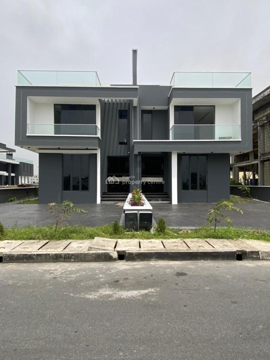 Exclusive 5 Bedroom Semi-detached Duplex with Swimming Pool, Cowrie Creek Estate, Ikate, Lekki, Lagos, Semi-detached Duplex for Sale
