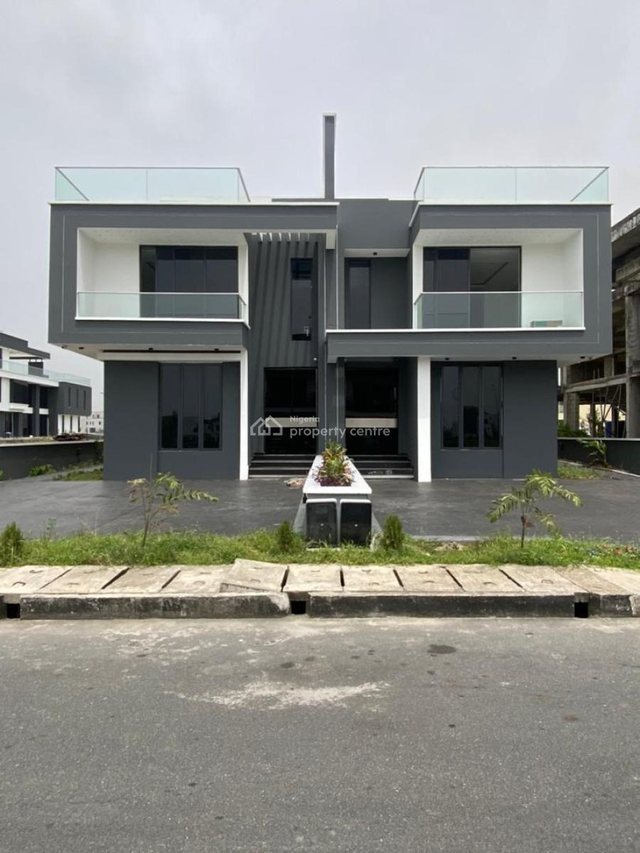 Exclusive 5 Bedroom Semi-detached Duplex with Swimming Pool, Cowrie Creek Estate, Ikate, Lekki, Lagos, Semi-detached Duplex for Sale
