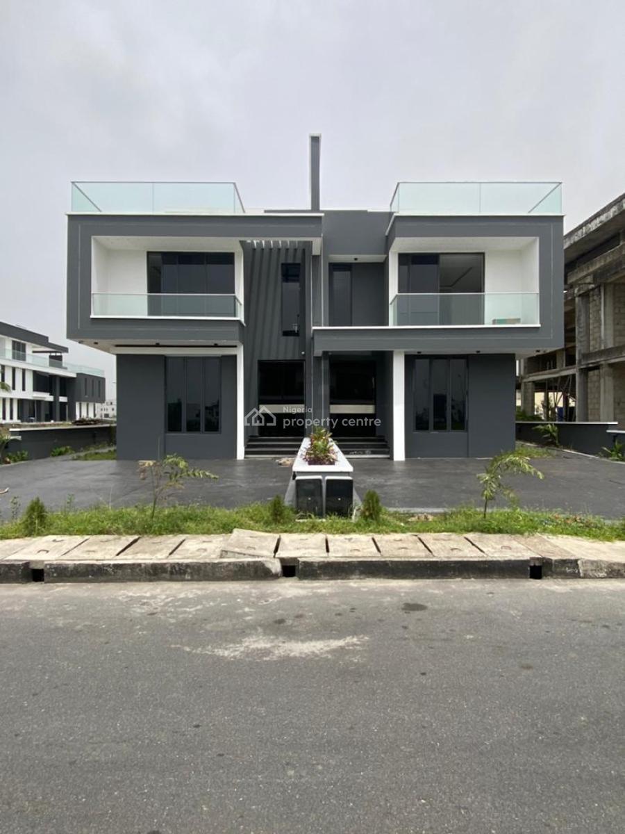 Exclusive 5 Bedroom Semi-detached Duplex with Swimming Pool, Cowrie Creek Estate, Ikate, Lekki, Lagos, Semi-detached Duplex for Sale