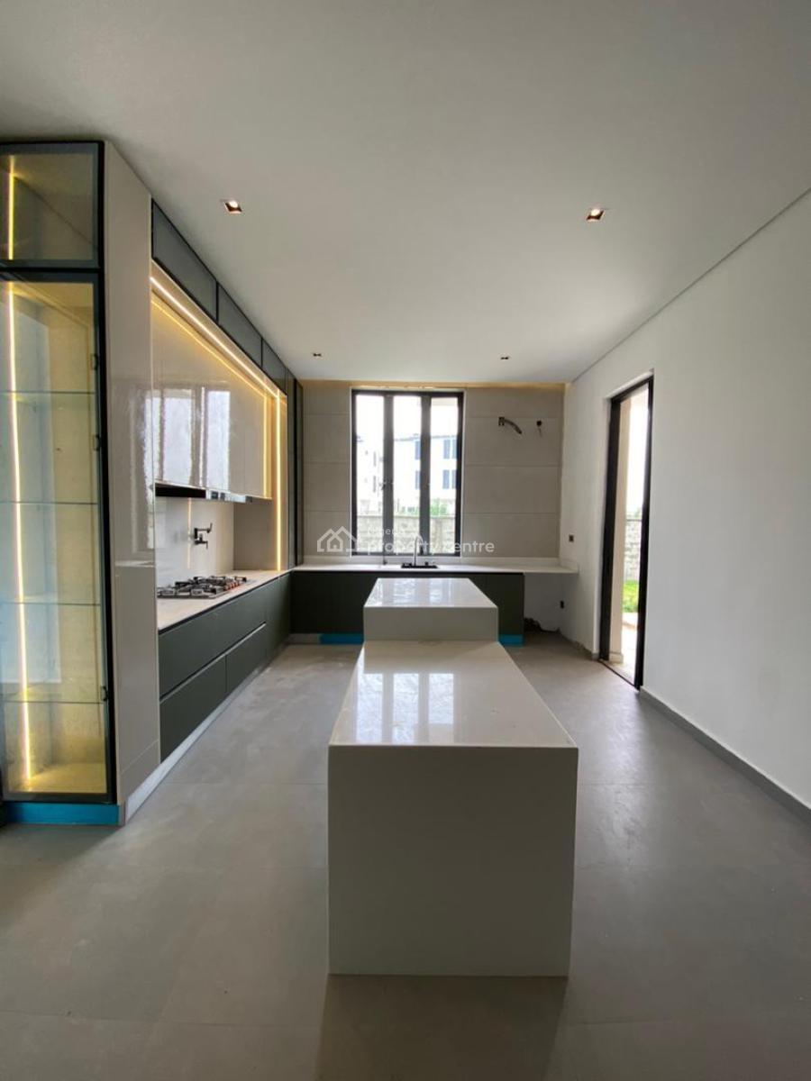 Exquisite 5 Bedroom Semi-detached Duplex with a Private Garden, Cowrie Creek Estate, Ikate, Lekki, Lagos, Semi-detached Duplex for Sale