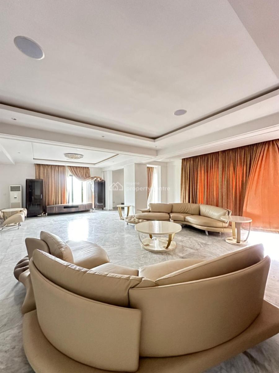 Luxurious Waterfront 6 Bedroom Villa with Private Jetty, Fully Serviced Waterfront Property with Jetty, Banana Island, Ikoyi, Lagos, Detached Duplex for Sale