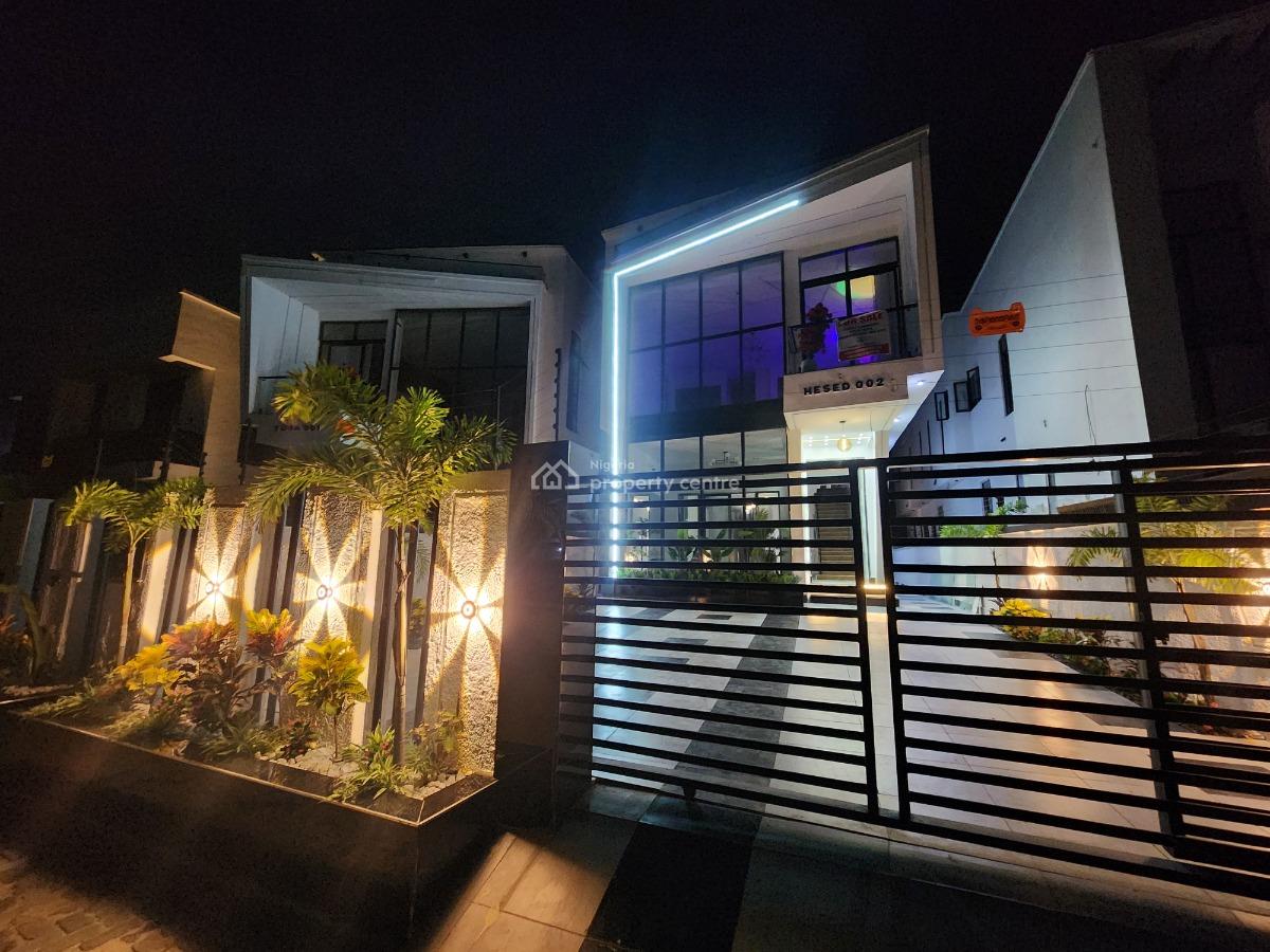 Magnificent 5 Bedroom Fully Detached Duplex with Bq,pool and Gym, Ajah, Lagos, House for Sale