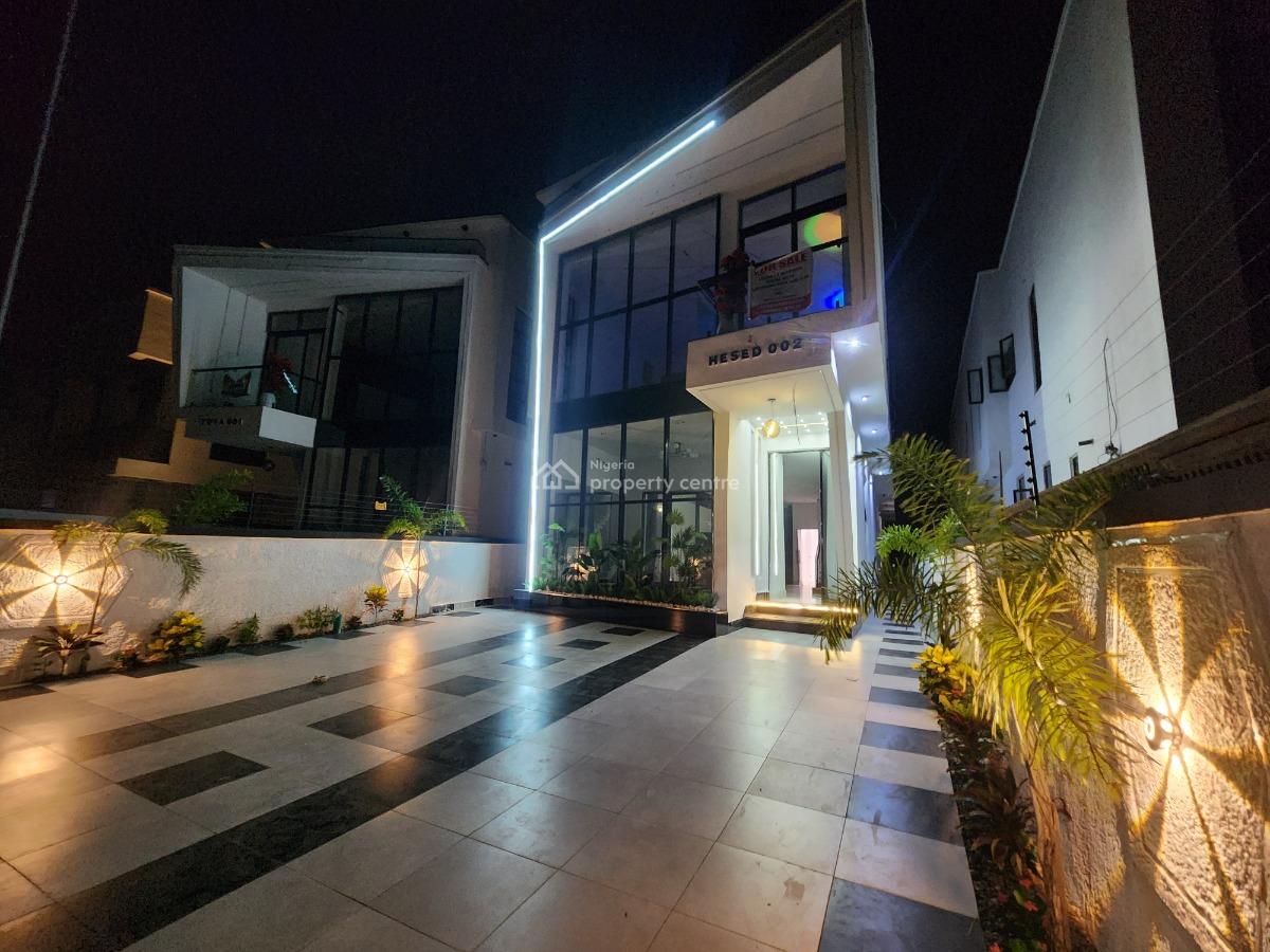 Magnificent 5 Bedroom Fully Detached Duplex with Bq,pool and Gym, Ajah, Lagos, House for Sale