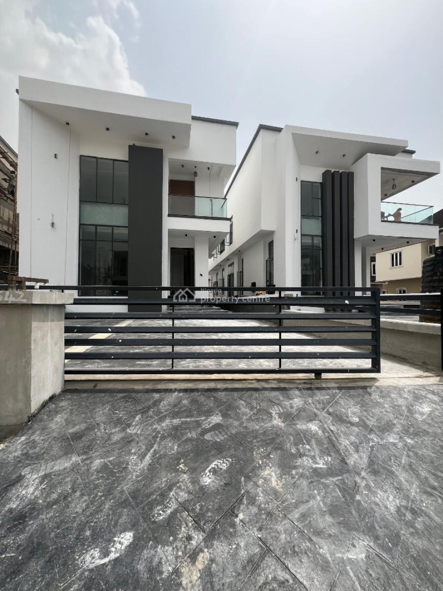 Well Crafted 5 Bedroom Fully Detached Duplex with Bq-, Ikota Lekki County Home, Ikota, Lekki, Lagos, Detached Duplex for Sale