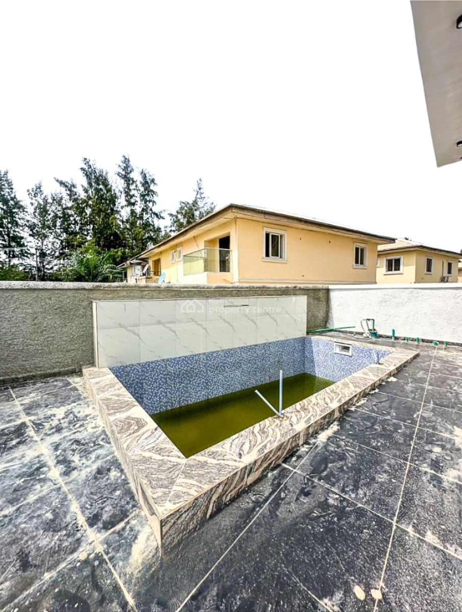 Exquisite Finished 5 Bedrm Detached Duplex with a Private Pool in Kota, Ikota, Lekki, Lagos, Detached Duplex for Sale