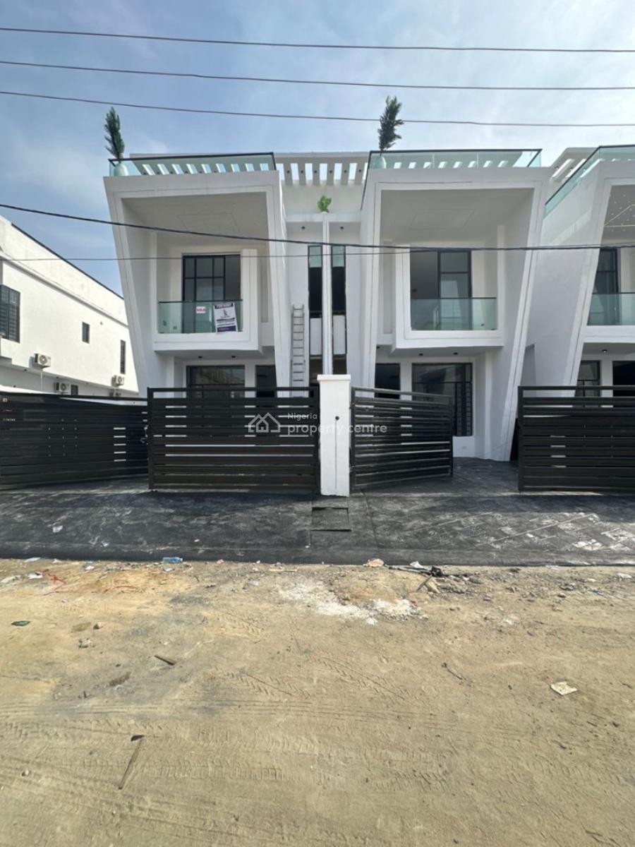 Newly Built 4 Bedroom Semi Detached Duplex, Ikota, Lekki, Lagos, Flat / Apartment for Rent