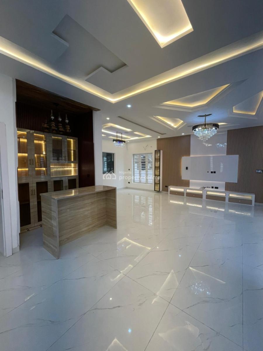 Beautiful 5 Bedroom Duplex with a Bq in a Well Developed Estate, with All Rooms Ensuit and Well Detailed Designs with a a Pool,cinema, Ikota, Lekki, Lagos, Detached Duplex for Sale