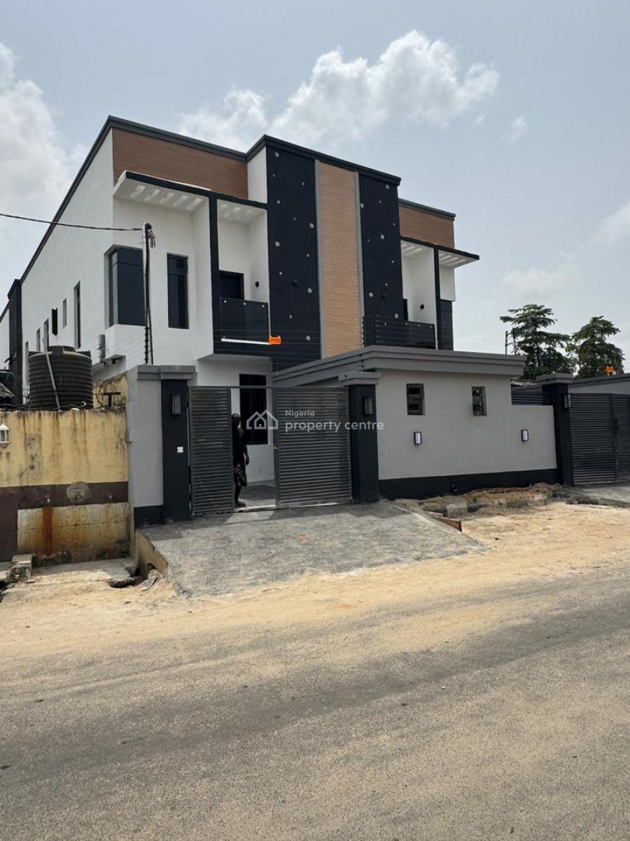 Very Spacious 4 Bedroom Semi Detached Duplex with Bq, Exquisitely Designed Home with Bq in a Secured Neighborhood, Surulere, Lagos, Semi-detached Duplex for Sale
