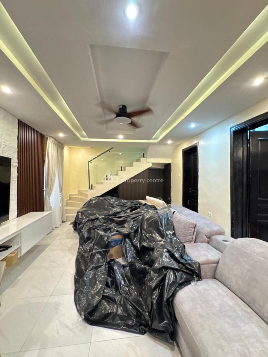 Newly Built Fully Furnished 3 Bedroom Semi Detached Duplex with Bq, Fully Furnished Home with Bq in a Serene Neighborhood, Surulere, Lagos, Semi-detached Duplex for Sale