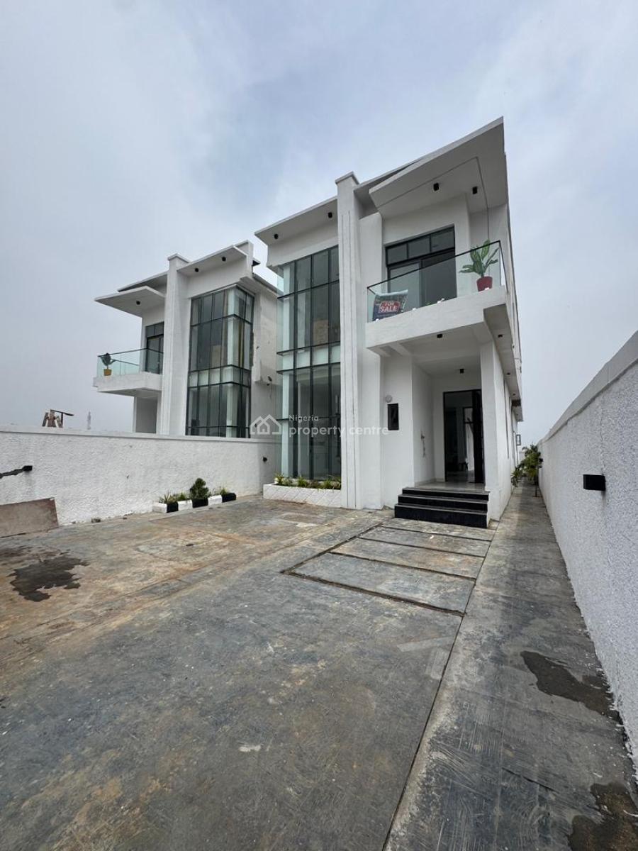 Lovely, Luxury 5  Bedroom Detached Duplex with Swimming Pool ,bq, Chevron, Lekki, Lagos, Detached Duplex for Sale