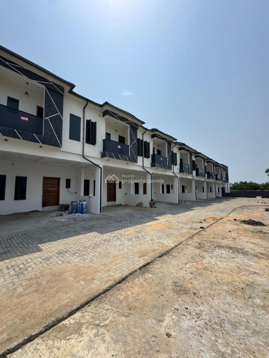 Very Spacious 4 Bedroom Terrace Duplex with Bq, Chevron Toll Gate, Orchid Road, Lekki, Lagos, Terraced Duplex for Sale