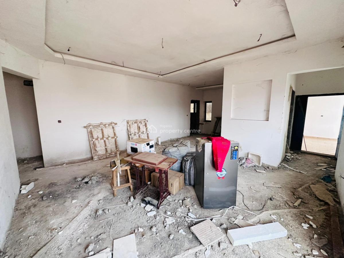 a New Spacious 3-bedroom Flat + 1bq (shell), Jahi, Access Road Is Tarred., Jahi, Abuja, Flat / Apartment for Sale