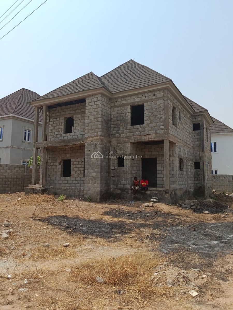 a Detached 4bedroom Duplex in a Well Developed Estate, Lugbe Airport Road, Opposite Dunamis Main Auditorium, Lugbe District, Abuja, Detached Duplex for Sale