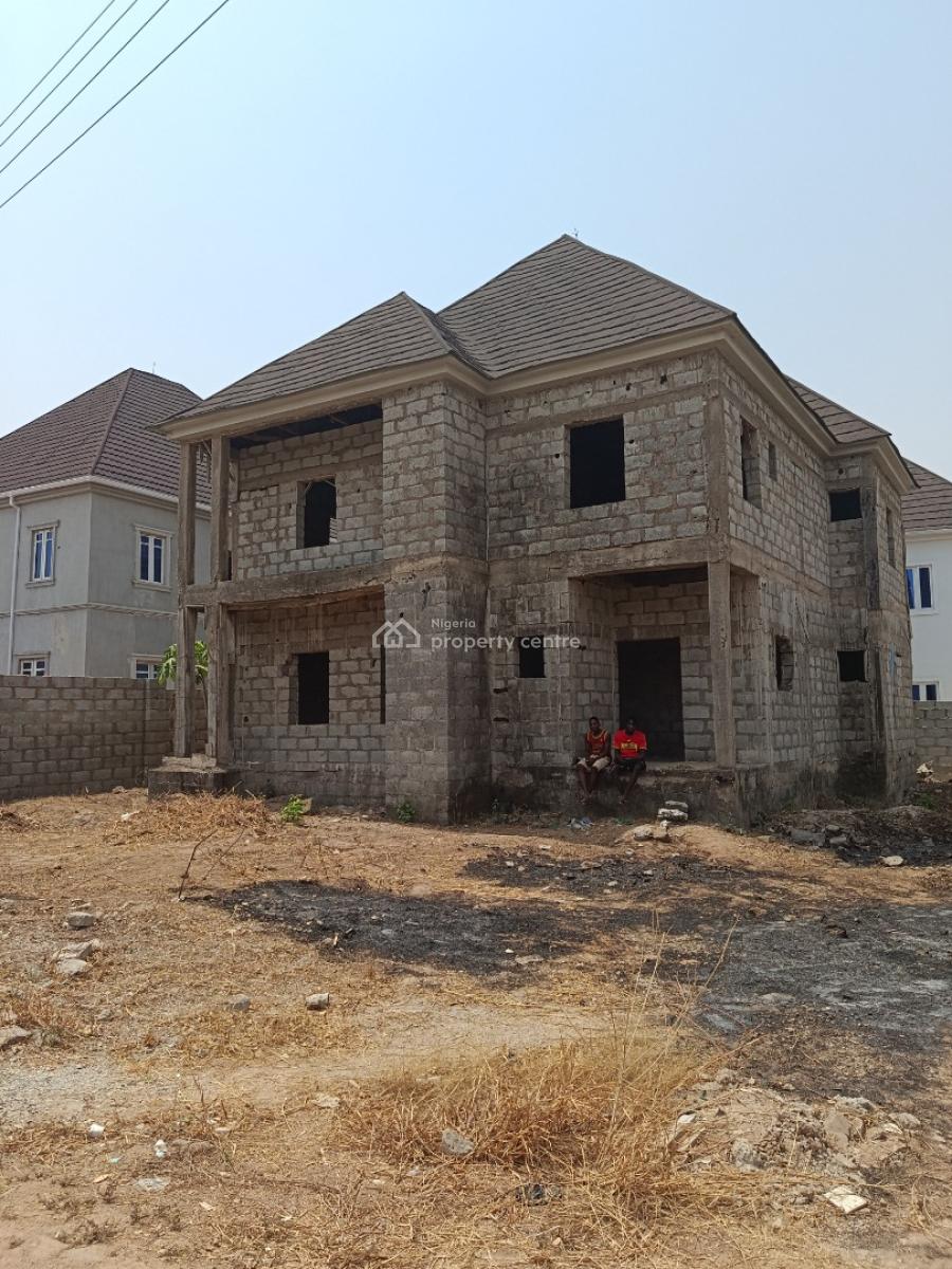 a Detached 4bedroom Duplex in a Well Developed Estate, Lugbe Airport Road, Opposite Dunamis Main Auditorium, Lugbe District, Abuja, Detached Duplex for Sale