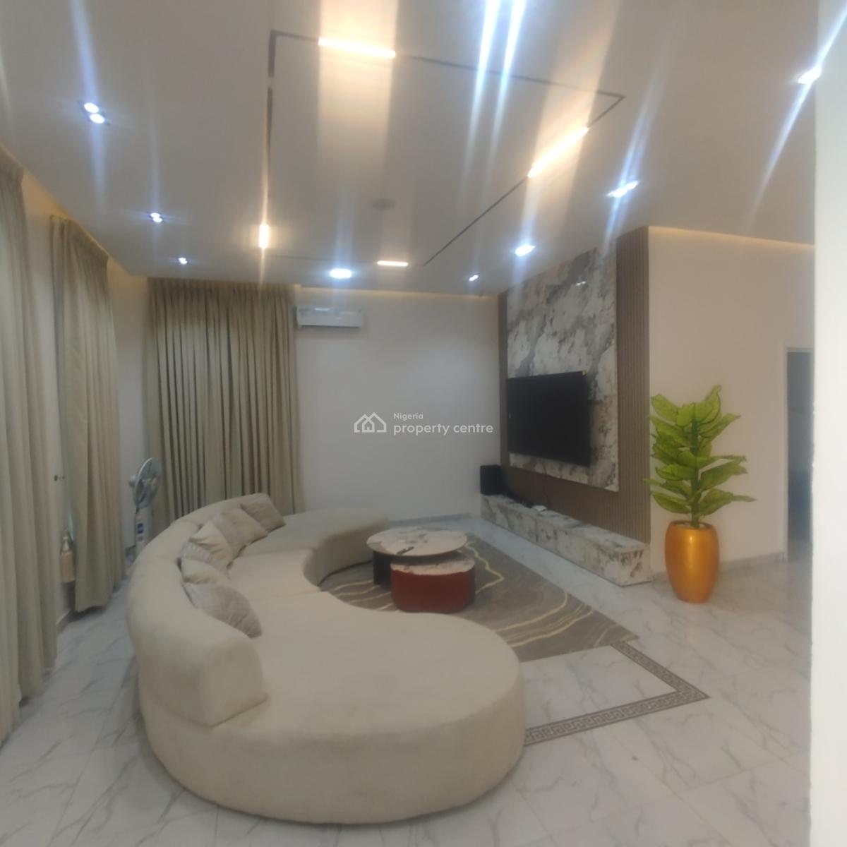 Luxury Furnished 5 Bedroom Fully Detached Duplex with Bq, Ologolo, Ologolo, Lekki, Lagos, Detached Duplex for Rent