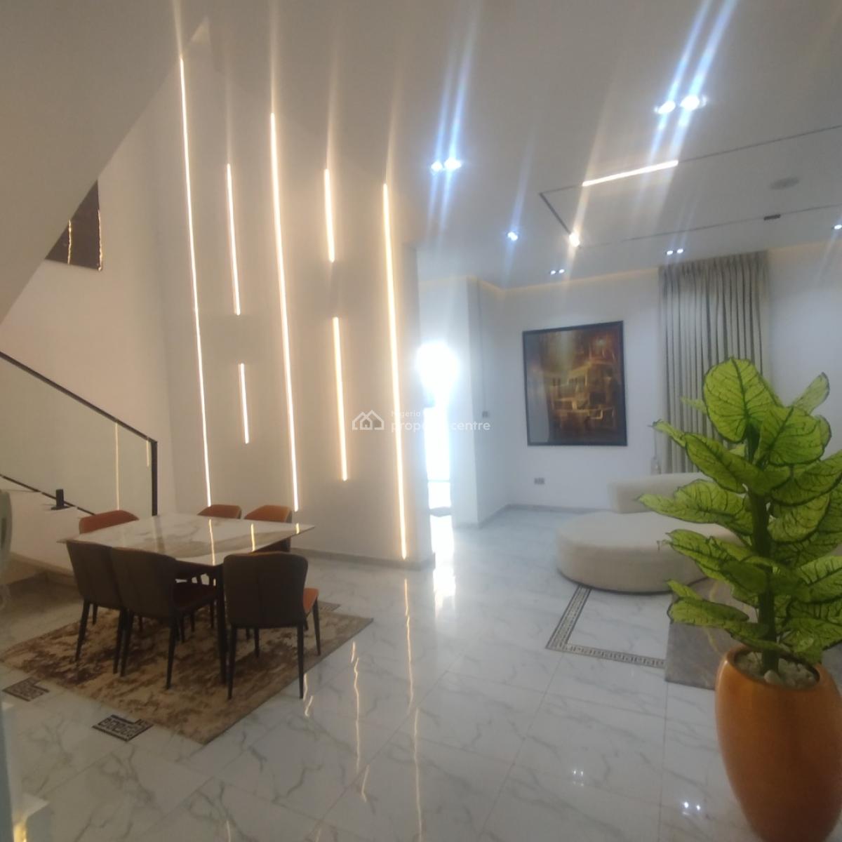 Luxury Furnished 5 Bedroom Fully Detached Duplex with Bq, Ologolo, Ologolo, Lekki, Lagos, Detached Duplex for Rent