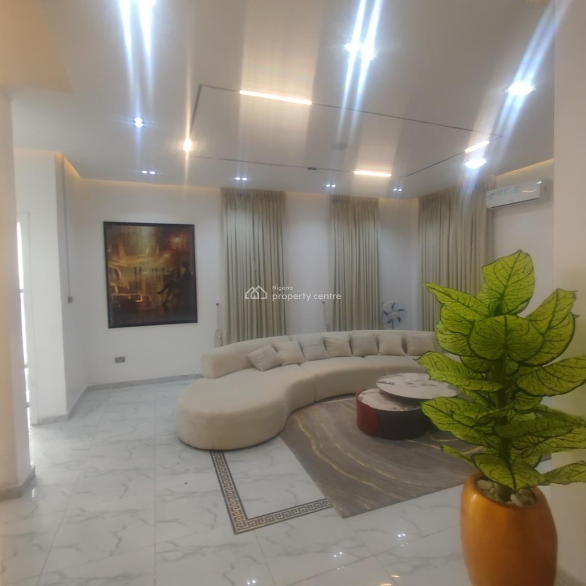 Luxury Furnished 5 Bedroom Fully Detached Duplex with Bq, Ologolo, Ologolo, Lekki, Lagos, Detached Duplex for Rent