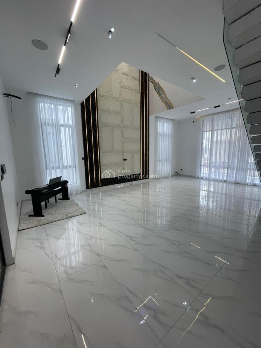 Beautiful 5 Bedroom Duplex with a Bq and a Pool, with All Rooms Ensuit and a Beautiful Environment Located in Chevron, Lekki, Lagos, Detached Duplex for Sale