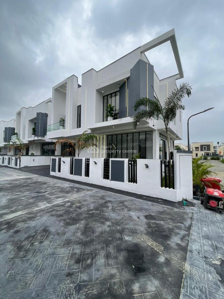 Gorgeous 5bedroom Duplex with a Bq and a Garden, Located in a Secured and a  Beautiful Estate in Chevron, Lekki, Lagos, Detached Duplex for Sale